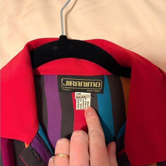 Vintage Jiramino Stripped Dress - Picture 2 of 5